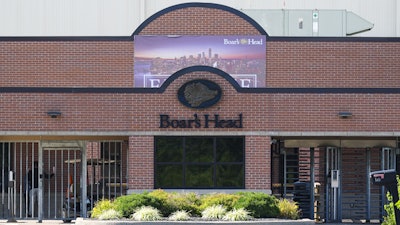 The entrance to the Boar's Head deli meat plant in New Castle, Ind., Aug. 6, 2025.