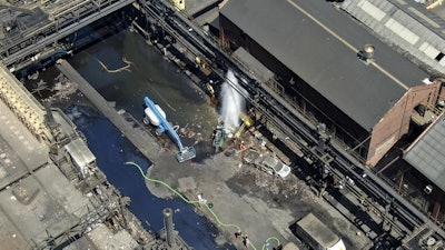 The Clairton Coke Works, a U.S. Steel coking plant, is seen Tuesday, Aug 12, 2025, in Clairton, Penn.