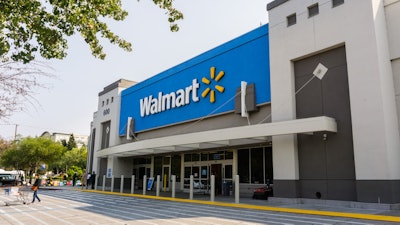 A Walmart store in the San Francisco area.
