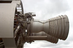 Rocket engine in transit.