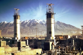 The Geneva Steel mill under construction in 1942 in Vineyard, Utah. The mill was among Utah’s biggest polluters before it closed in 2001.