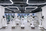 Inside RealMan's Humanoid Robotics Data Training Center.