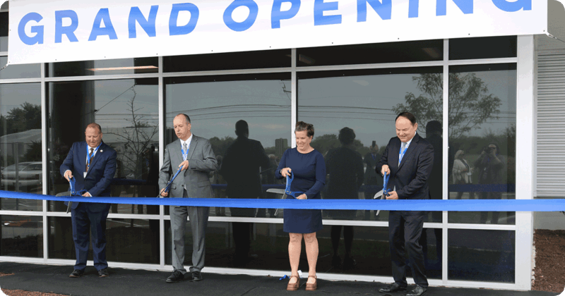 Grand opening of the new Schutz facility in Kenosha.