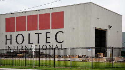A Holtec International facility is seen in Camden, N.J., June 18, 2019.