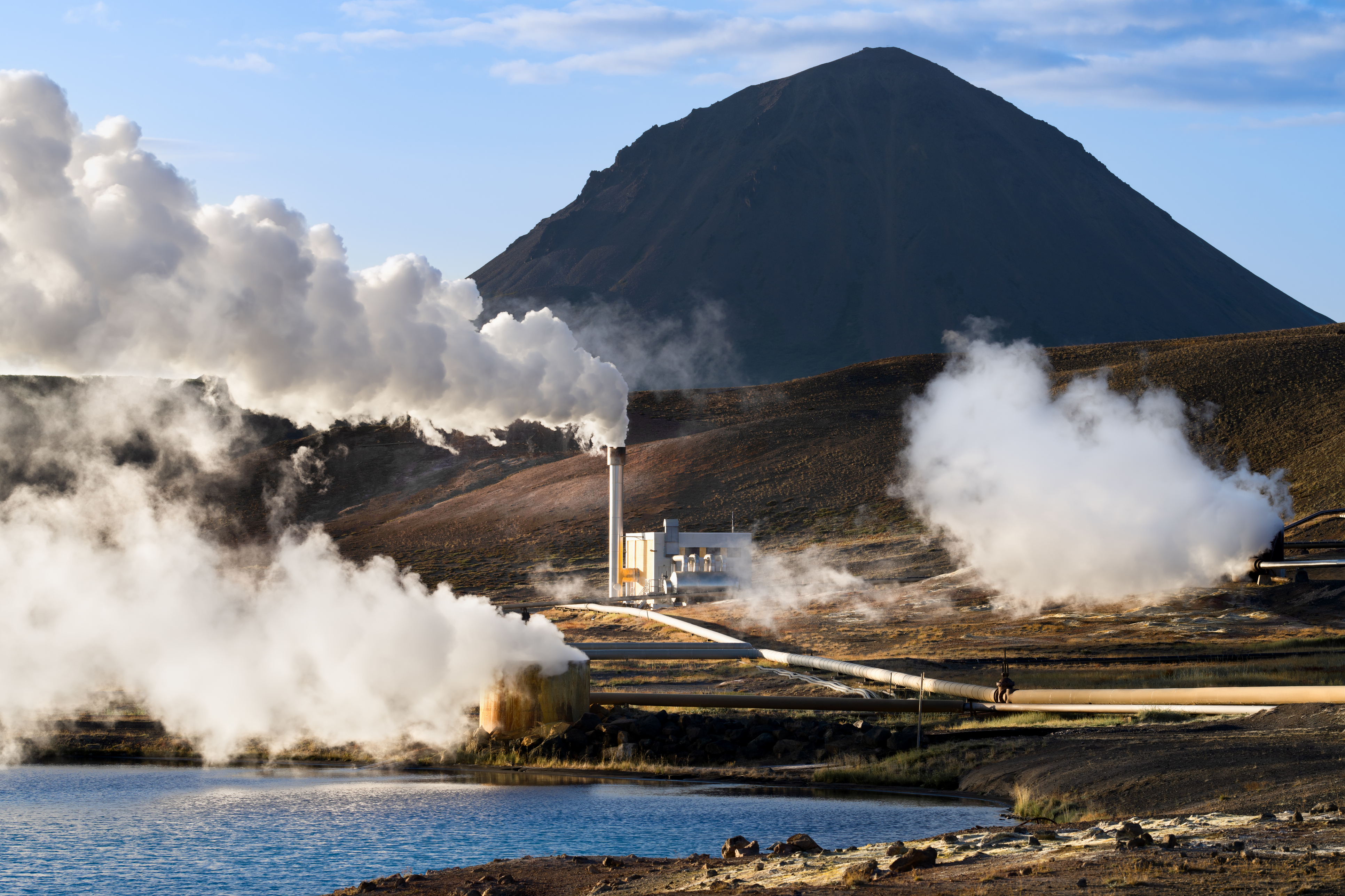 Geothermal Power Plant in M&yacute;vatn, Iceland.