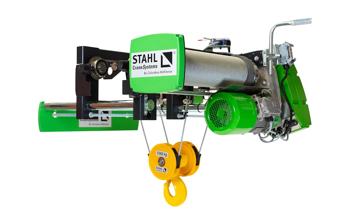 Wire Rope Backhoe Step Expanded Wire Rope Hoist Range From: Columbus Mckinnon | Industrial ...