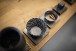 Wire-arc additive manufacturing processes can make large parts, but sometimes they aren't printed perfectly, like the dish in the center. Rao's lab works on monitoring the process and taking corrective action to ensure parts are printed correctly the first time.