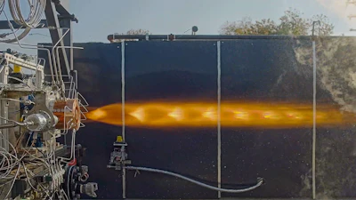 Venus Aerospace RDRE Hot Fire Test.