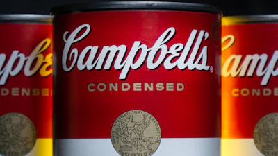 Cans of Campbell's soup are seen in Washington on Jan. 8, 2014.