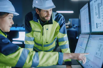 Manufacturers using technology on the factory floor.