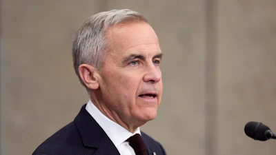 Canadian Prime Minister Mark Carney at a news conference in Ottawa, Nov. 26, 2025.