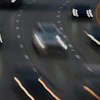 Vehicles drive along a highway July 30, 2025, in Cincinnati.