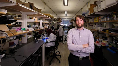 Using artificial intelligence to analyze gait data, the wearable device developed in Philip Gutruf's lab detects frailty, a common condition among the elderly and disabled known to cause falls and lead to hospitalization.