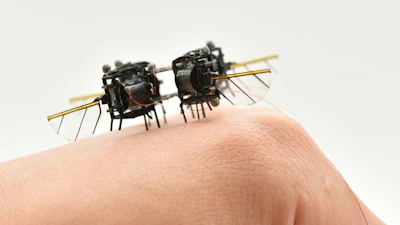 Chen’s group has been building robotic insects for more than five years.