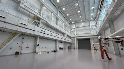 Lockheed Martin's new integration space.