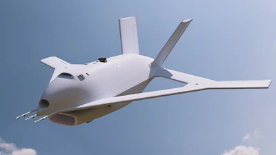 Computer rendering of the X-65 aircraft.