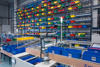 Siemens' Simatic Robot Pick AI, a pre-trained, deep learning-based vision software, uses Universal Robots to perform tasks previously limited to manual intervention. Here is the solution in action for intralogistics technology company Mecalux.