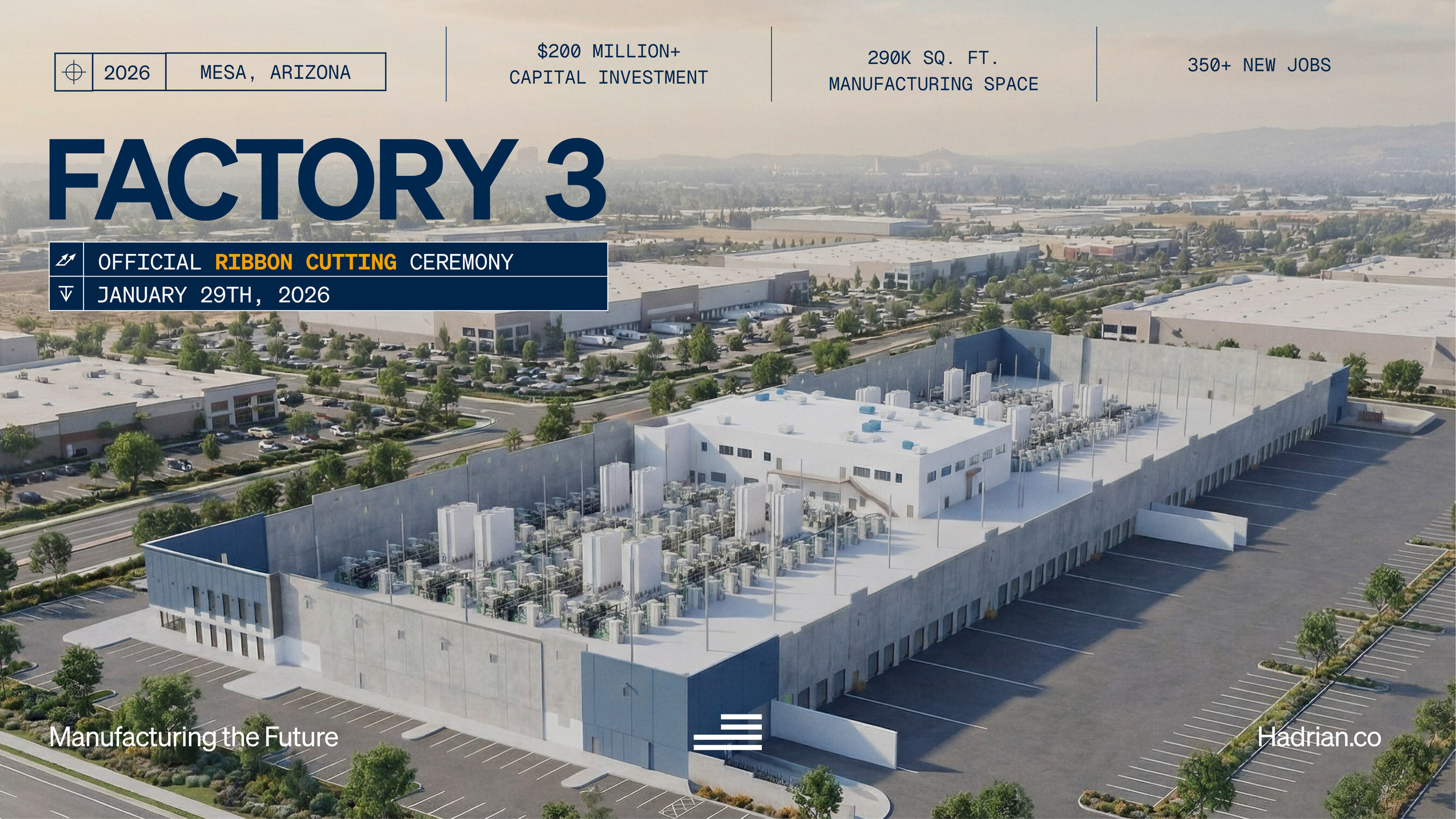 Hadrian Opens AI-Powered Manufacturing Facility in Arizona