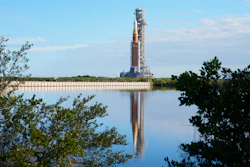 NASA's new moon rocket, Artemis II, makes its way from the Vehicle Assembly Building to pad 39B at the Kennedy Space Center, Saturday, Jan. 17, 2026, in Cape Canaveral, Fla.
