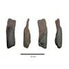 This undated image provided by Katerina Harvati shows various angles of a 430,000 year old wooden tool from Greece.