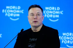 Elon Musk attends the Annual Meeting of the World Economic Forum in Davos, Switzerland, Thursday, Jan. 22, 2026.