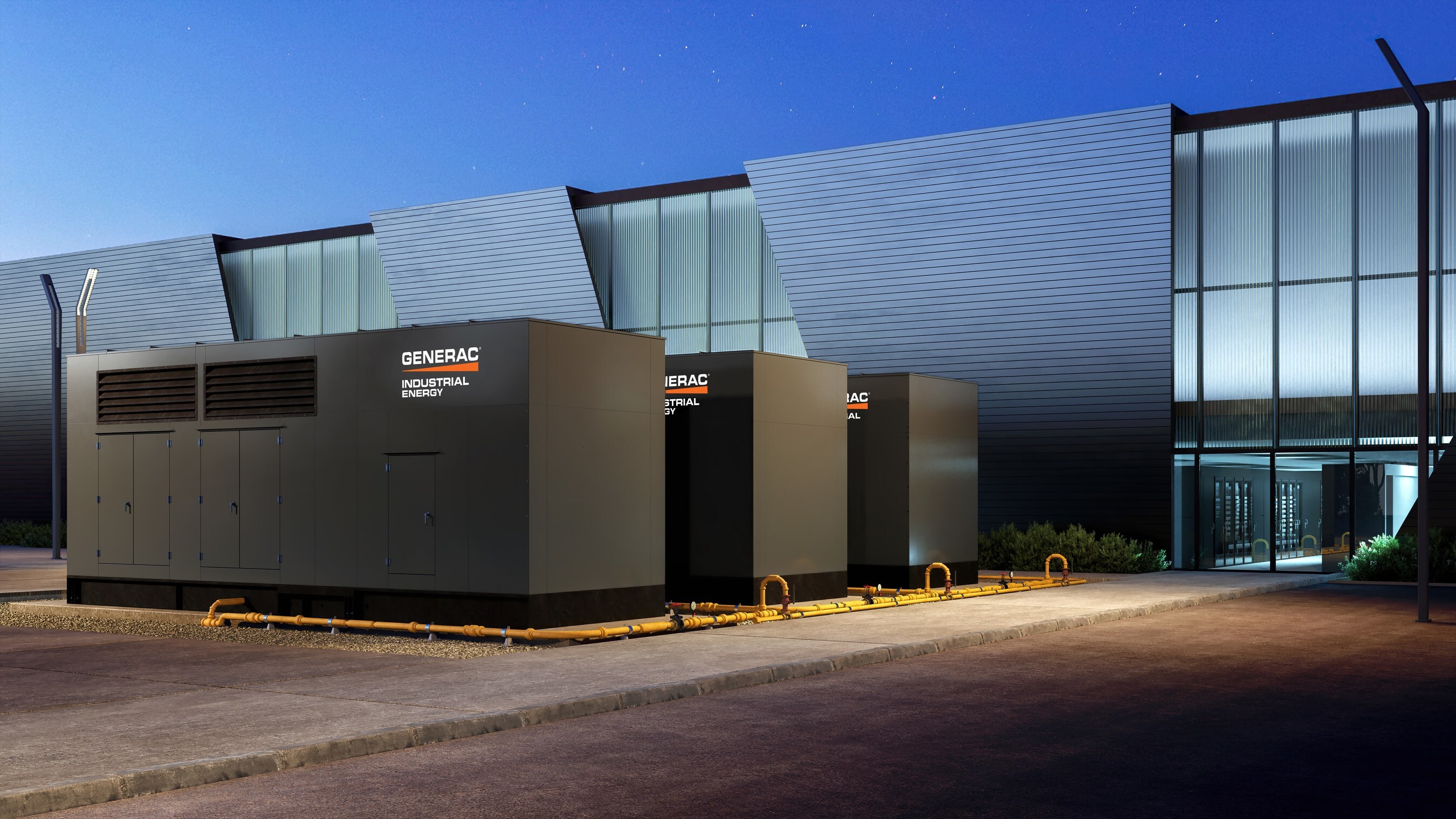 Generac data center generators.
