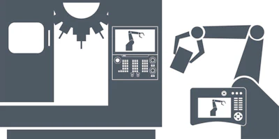 Robot and part programs are both resident in the CNC and accessed through the SINUMERIK Operate graphical user interface. Robotic functions such as programming, manual travel, teach-in and diagnostics are directly executed from the CNC through the SINUMERIK Run MyRobot/Handling application.
