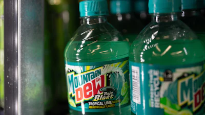Bottles of Mountain Dew products at Hawthorne Market, Portland, Ore., Jan. 6, 2026.