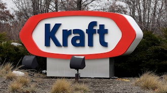 The Kraft logo outside of the company's headquarters in Northfield, Ill., March 25, 2015.