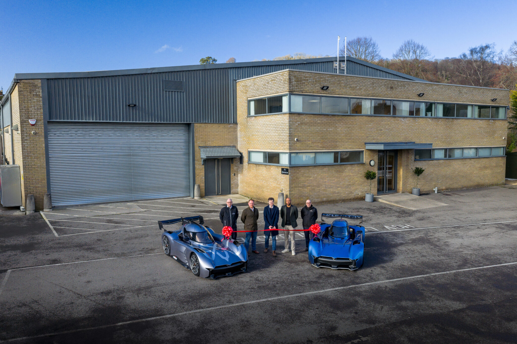 Mc Murtry New Production Facility Opening In Photo Left To Right Ben Mc Murtry Thomas Keenan Thomas Yates Kevin Ukoko Rongione Richard Mc Murtry 2048x1365