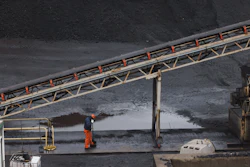 A worker in the coal fields at U.S. Steel's Clairton Coke Works in Clairton, Pa., on Wednesday, Nov. 19, 2025.
