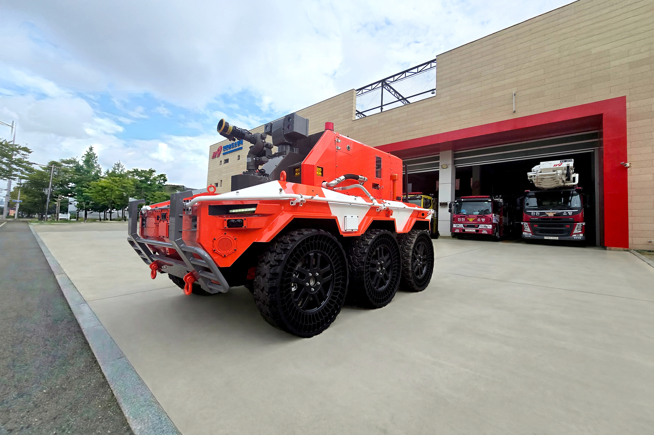 Unmanned Firefighting Robot