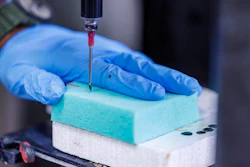 3D-printed plastic columns embedded in an ordinary foam forms a hybrid “super foam” that can absorb up to 10 times more energy than standard padding.