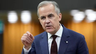 Canadian Prime Minister Mark Carney during Question Period on Parliament Hill, Ottawa, April 15, 2026.