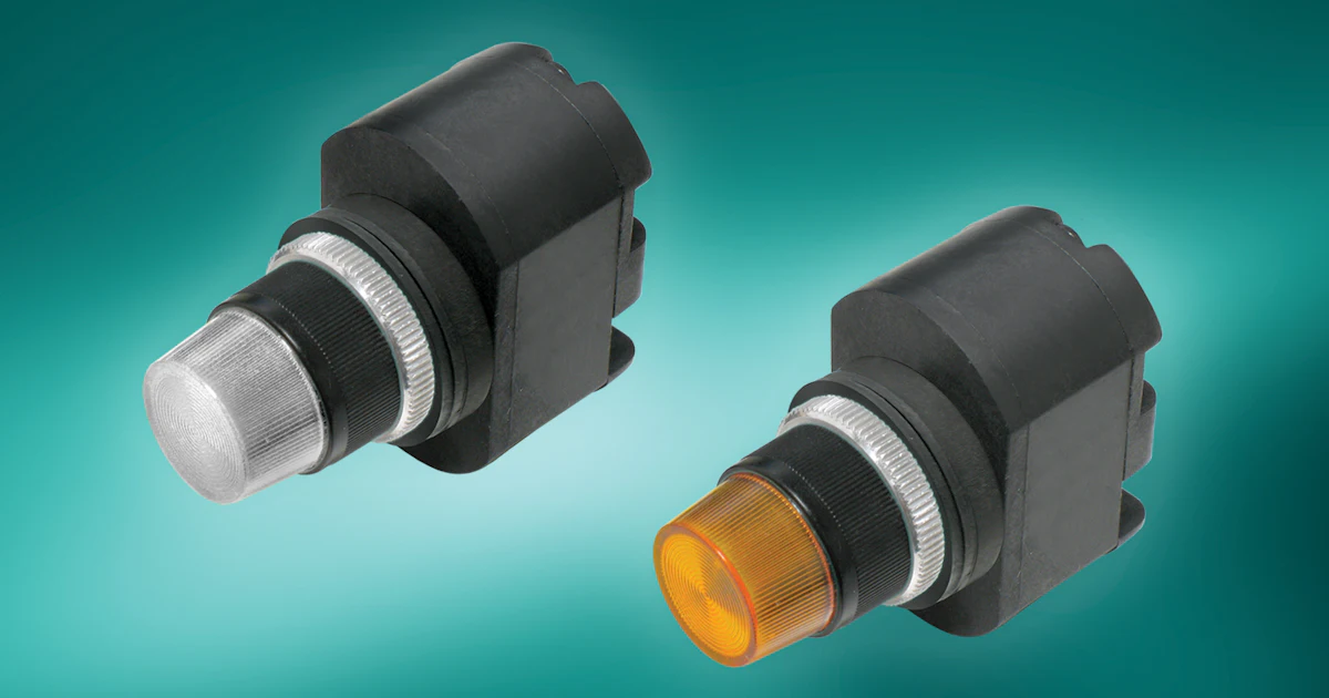New Relampable Panel LED Pilot Indicators for Industrial Control Panels ...