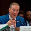 Environmental Protection Agency administrator Lee Zeldin, testifies to the Senate Appropriations subcommittee on Interior, Environment and related agencies on the budget request for the EPA, on Capitol Hill, Wednesday, May 13, 2026, in Washington.