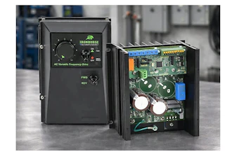 Ironhorse AC Variable Frequency Drive with control panel and exposed internal circuit board components