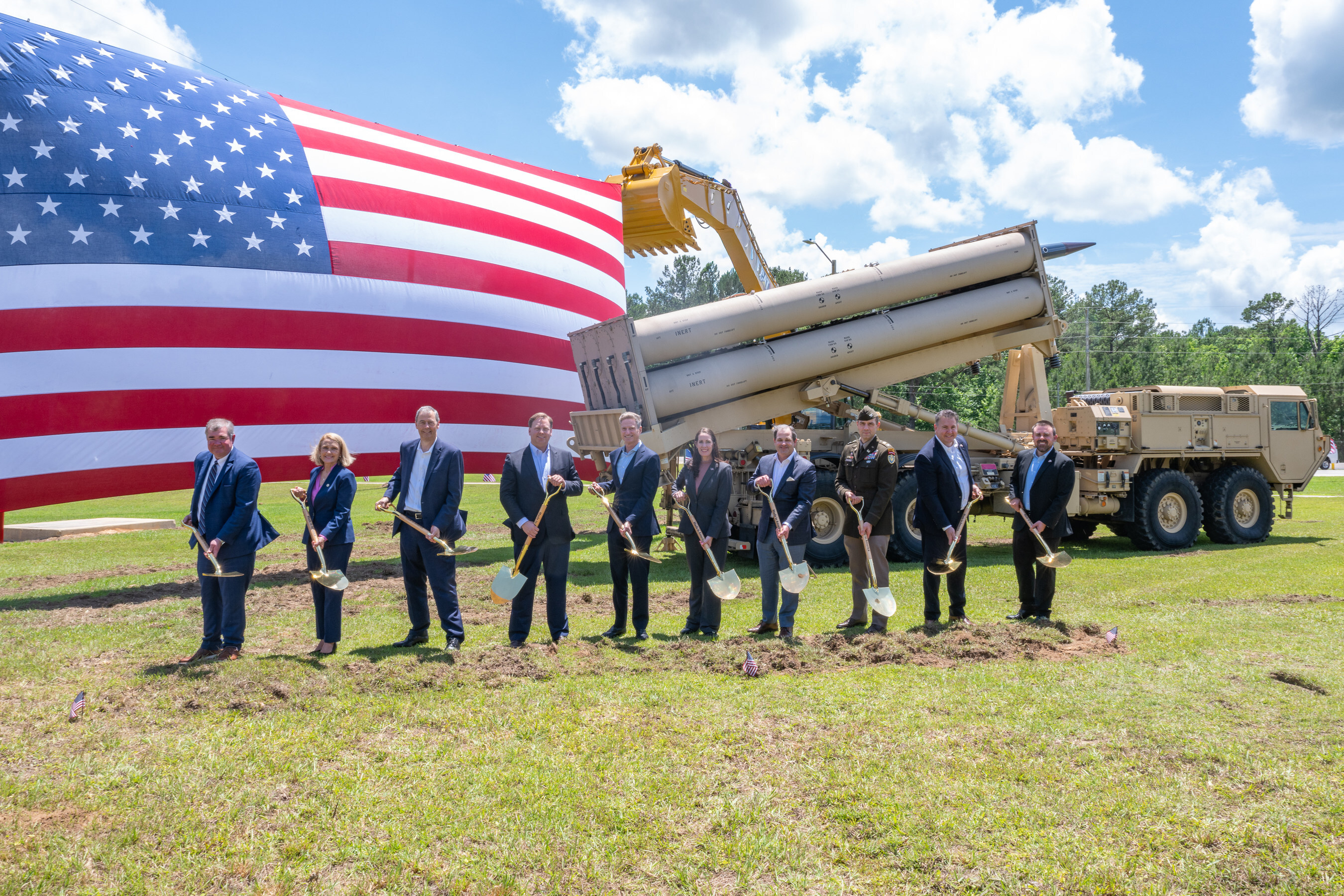 Lockheed Martin Troy Groundbreaking Dig Shot