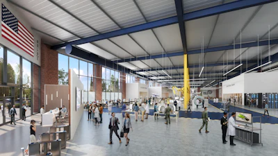 Interior rendering of one of the buildings
