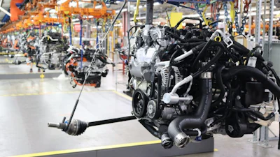 2.7L turbo engine assembly at Spring Hill.