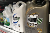 Containers of Roundup are displayed on a store shelf in San Francisco, Feb. 24, 2019.