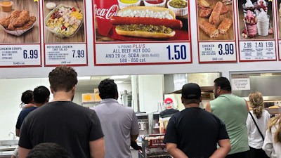 Customers in the food court at a Costco in Mount Prospect, Ill., June 8, 2026.