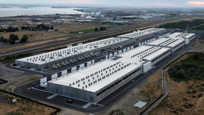 Amazon Web Services data center is visible on Aug. 22, 2024, in Boardman, Ore.