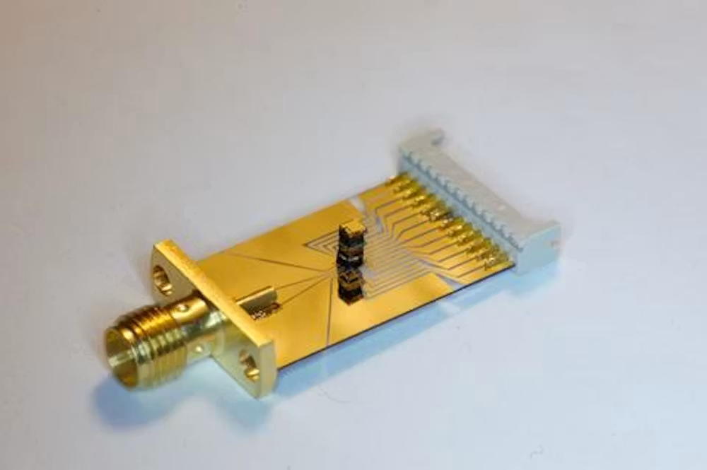 Atomic magnetometers are a type of sensor that use atoms in a vapor cell to measure faint magnetic fields. They can operate at room temperature.