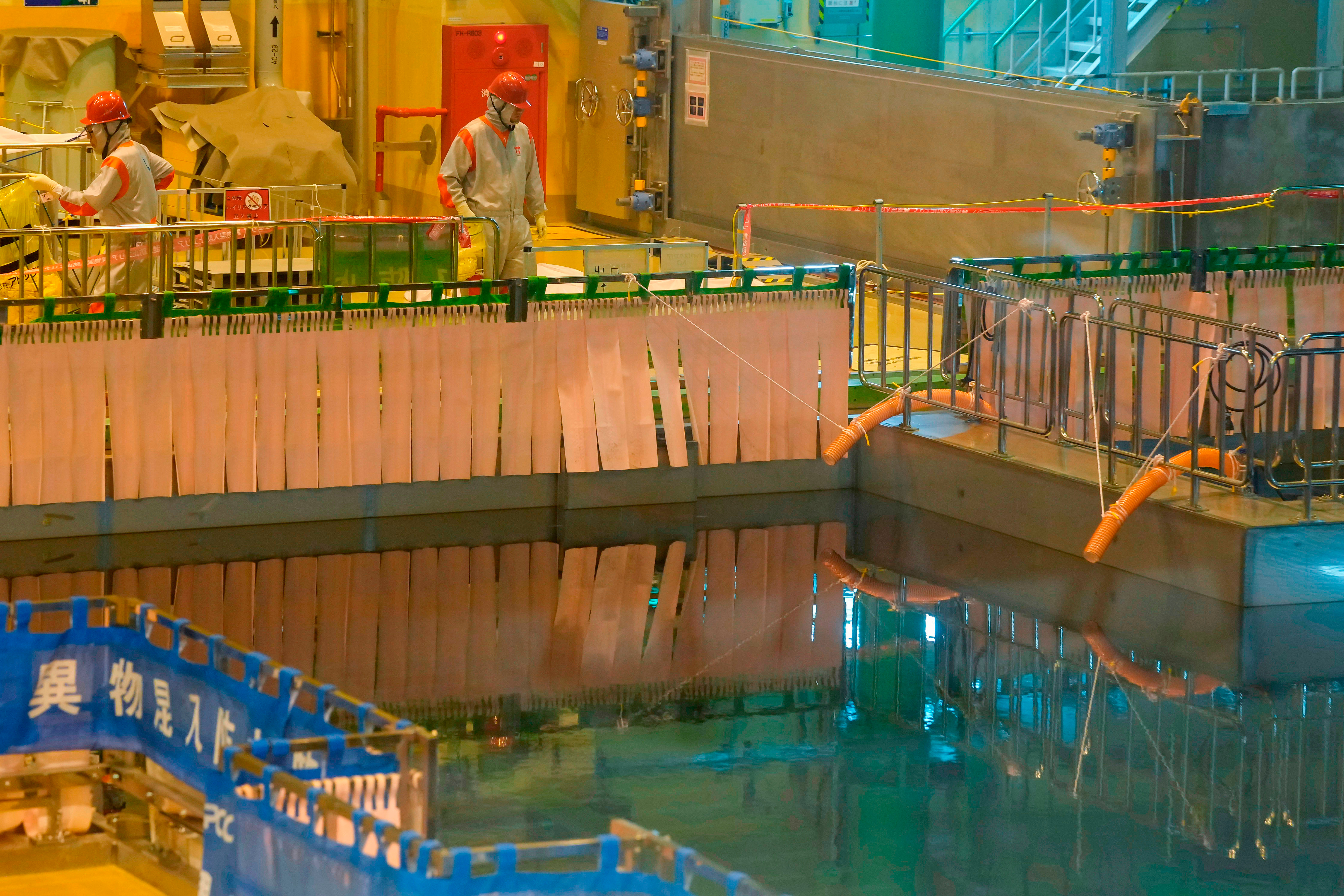 The operation floor inside the Unit 6 reactor building is pictured during a media tour at Tokyo Electric Power Company Holdings' (TEPCO) Kashiwazaki-Kariwa nuclear power station in Kariwa Village, Niigata prefecture, Japan on Friday, May 1, 2026.