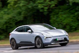 The Polestar 4 electric car.