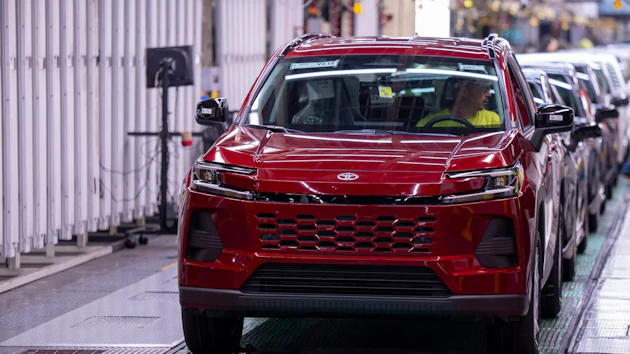 Toyota's Georgetown plant in Kentucky began production of the all-new RAV4 Hybrid.