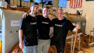 Traysar founders (left to right) Yadin Soffer, Asher Katz and Gilad Adin.
