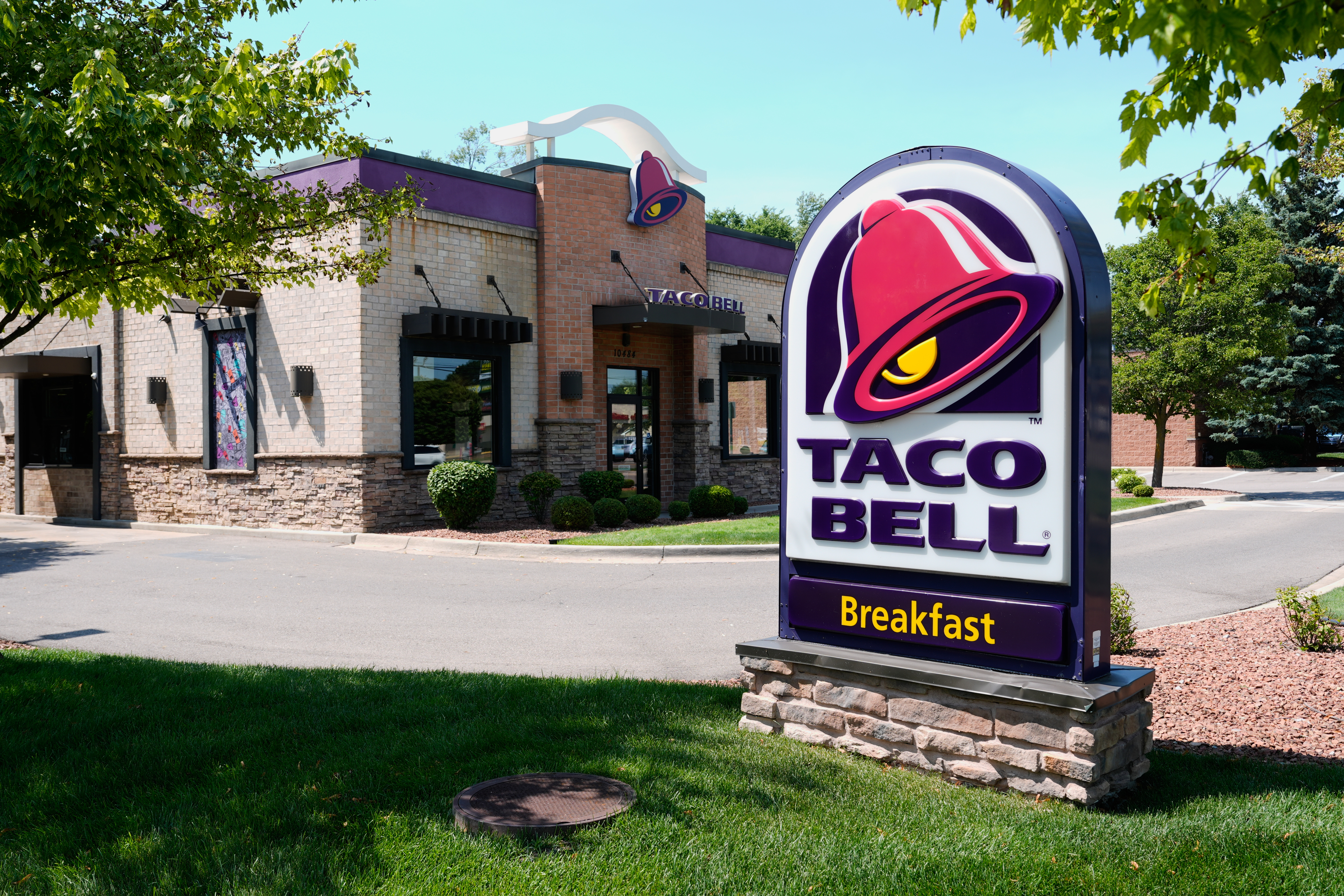 A Taco Bell location in Taylor, Mich., July 14, 2026.