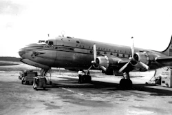 This undated image provided by the Pan Am Historical Foundation on Tuesday, July 21, 2026, shows the Clipper Endeavor.